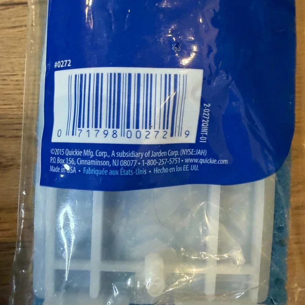 Lot of 2 Quickie Jumbo Sponge Mop Refill Type J #020/027 NOS Replacement READ